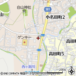 ローソン多治見小名田店周辺の地図