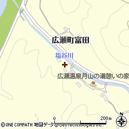 島根県安来市広瀬町富田1050周辺の地図