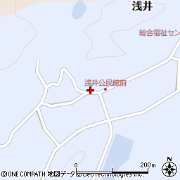 鳥取県西伯郡南部町浅井509-4周辺の地図