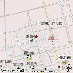 滋賀県長浜市加田町2588周辺の地図