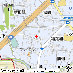 愛知県犬山市五郎丸新田組1周辺の地図