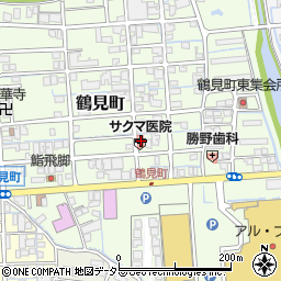 岐阜県大垣市鶴見町721周辺の地図