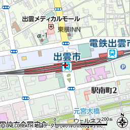 島根県出雲市駅北町11周辺の地図