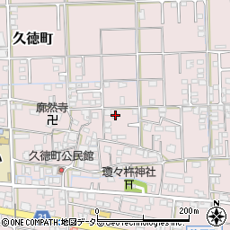岐阜県大垣市久徳町408-1周辺の地図