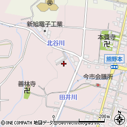 滋賀県高島市新旭町熊野本周辺の地図