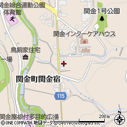 鳥取県倉吉市関金町関金宿1407周辺の地図