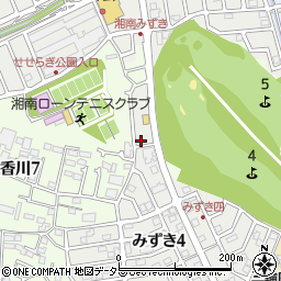 神奈川県茅ヶ崎市みずき4丁目25-1周辺の地図