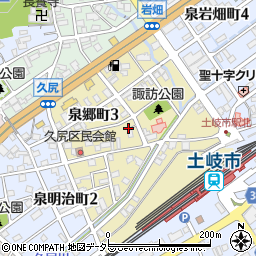 岐阜県土岐市泉郷町周辺の地図