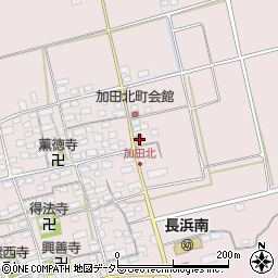 滋賀県長浜市加田町2684周辺の地図