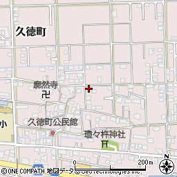 岐阜県大垣市久徳町406-1周辺の地図