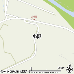 〒689-4113 鳥取県西伯郡伯耆町小野の地図