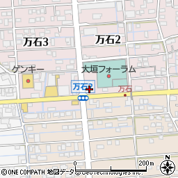 ファミリーマート大垣万石町店周辺の地図