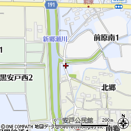 愛知県犬山市前原（東荒神洞）周辺の地図