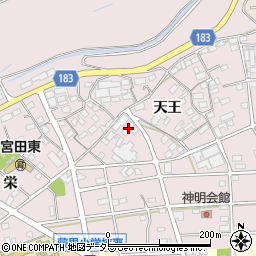 宮善織物株式会社周辺の地図