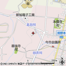 熊野本公務員宿舎周辺の地図
