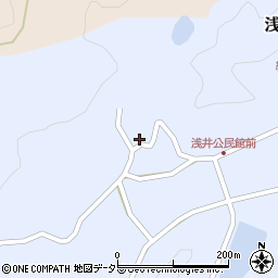 鳥取県西伯郡南部町浅井522周辺の地図
