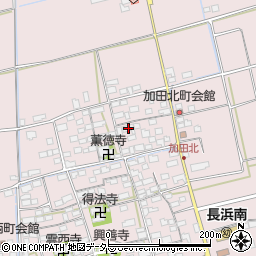 滋賀県長浜市加田町2592周辺の地図