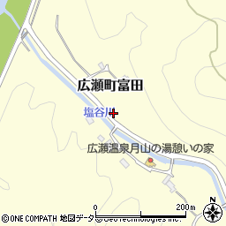 島根県安来市広瀬町富田726周辺の地図