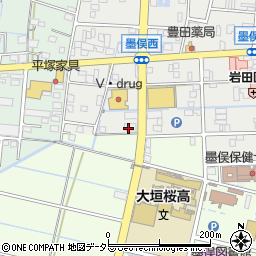 丸岩推工株式会社　岐阜支店周辺の地図
