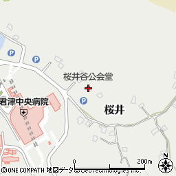 桜井谷公会堂周辺の地図