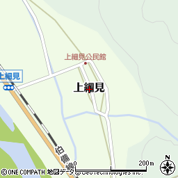 鳥取県西伯郡伯耆町上細見周辺の地図
