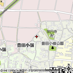 神奈川県平塚市豊田小嶺周辺の地図