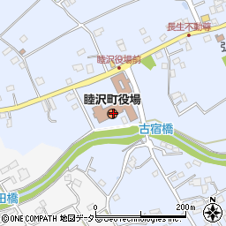 千葉県長生郡睦沢町周辺の地図