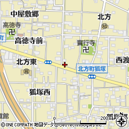 愛知県一宮市北方町北方宝行寺廻り66周辺の地図
