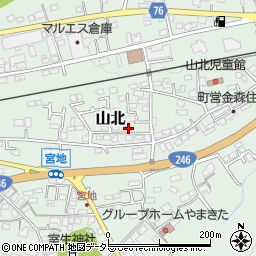 神奈川県足柄上郡山北町山北168周辺の地図