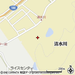 鳥取県西伯郡南部町清水川168周辺の地図