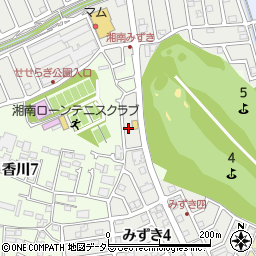 神奈川県茅ヶ崎市みずき4丁目25-5周辺の地図