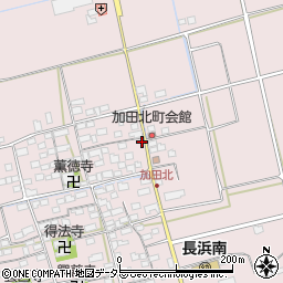 滋賀県長浜市加田町2628周辺の地図
