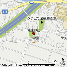 健速神社周辺の地図