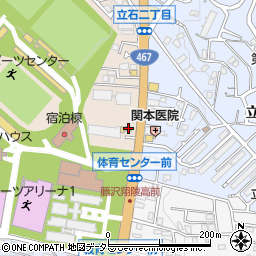湘南ＨＡＮＡＢＩ食堂周辺の地図
