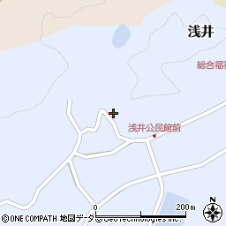 鳥取県西伯郡南部町浅井465周辺の地図