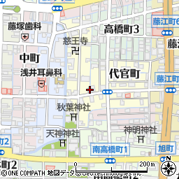 岐阜県大垣市東長町43周辺の地図