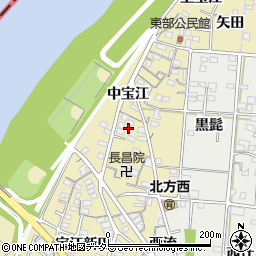 愛知県一宮市北方町北方中宝江29周辺の地図
