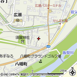 島根県安来市広瀬町広瀬周辺の地図