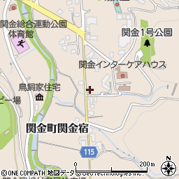 鳥取県倉吉市関金町関金宿1427周辺の地図