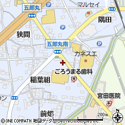 愛知県犬山市五郎丸稲葉組72周辺の地図