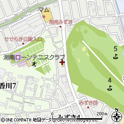 神奈川県茅ヶ崎市みずき4丁目25周辺の地図