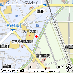 愛知県犬山市五郎丸八龍48周辺の地図