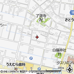 岐阜県羽島郡笠松町田代周辺の地図