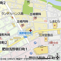 クスリのアオキ　土岐肥田店周辺の地図