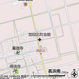加田北町会館周辺の地図