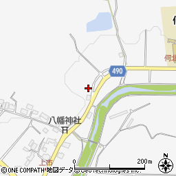 京都府綾部市物部町大渕周辺の地図