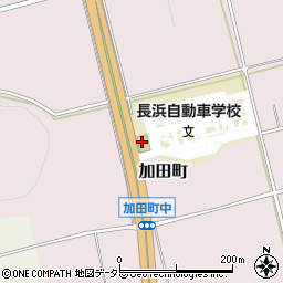 長浜自動車学校周辺の地図