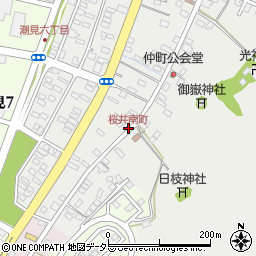 桜井南町周辺の地図