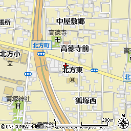 愛知県一宮市北方町北方中屋敷郷296周辺の地図