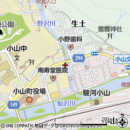 駿河興産株式会社　出光小山中央給油所周辺の地図